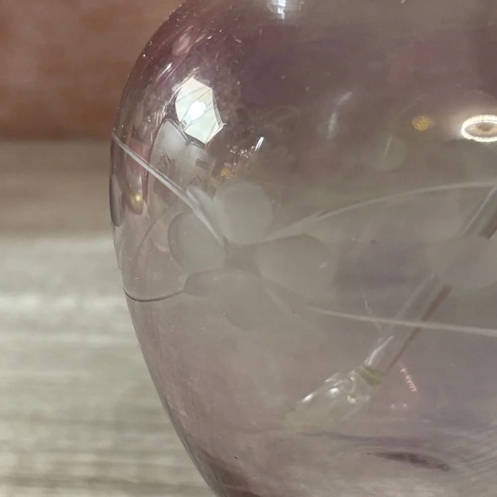 Pink and Gold Glass Jar with Lid & spoon